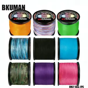 500m  X8 PE fishing line - high-density and ultra strong, multi strand structure, smooth surface treatment, fishing line, fishing enthusiast, professional fishing line.