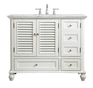 Rhodes Single Bathroom Vanity antique white