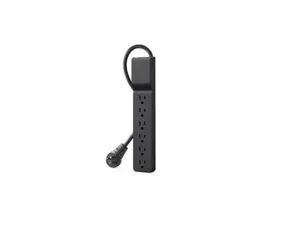 Belkin 6 Outlet Surge Protector with 6ft Power Cord 600 Joules 3 pack Model BSE600-06BLK-3P