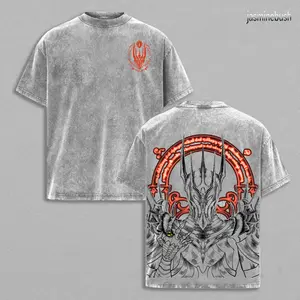 Sauron Lord of the Rings Vintage Oversized Tee | Dark Fantasy Graphic Streetwear Shirt