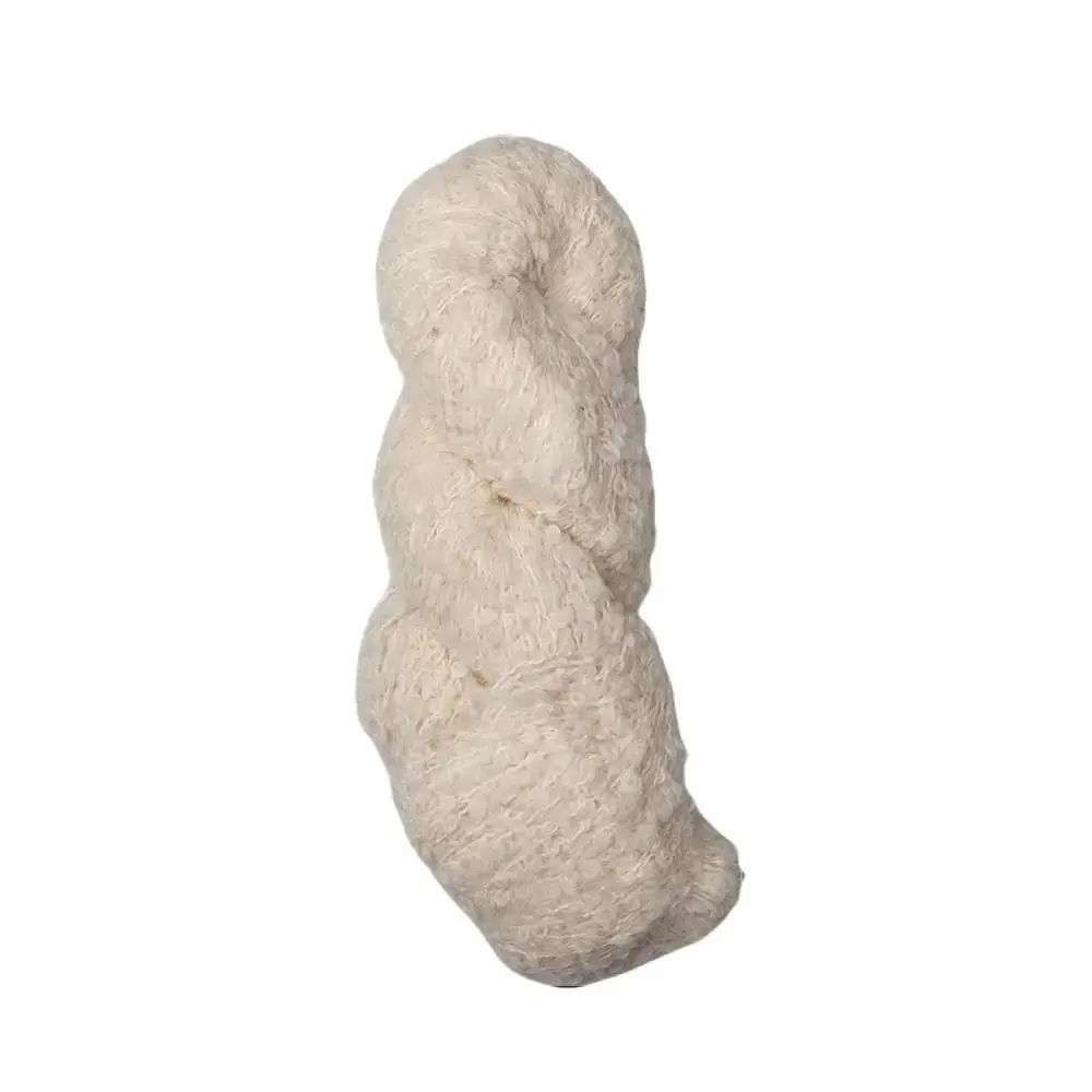 Bubbly Boucle – Bare Yarn by Knit Picks | Undyed Textured Wool Blend for Hand Dyeing & Cozy Knitting Projects