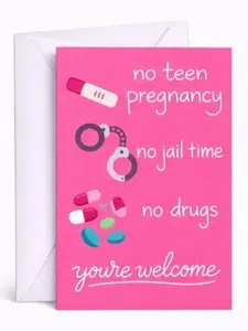 Funny Mother’s Day Card for Mom – Sarcastic Gag Gift, Adult Humor Card, Unique Funny Gift for Mom, Wife, Grandma, Greeting Card with Envelope