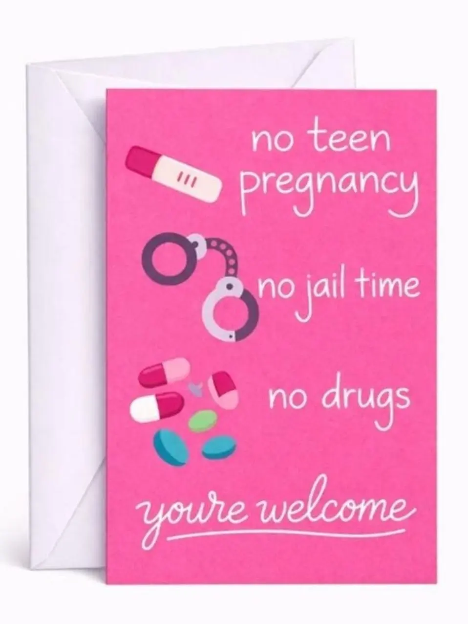 Funny Mother’s Day Card for Mom – Sarcastic Gag Gift, Adult Humor Card, Unique Funny Gift for Mom, Wife, Grandma, Greeting Card with Envelope
