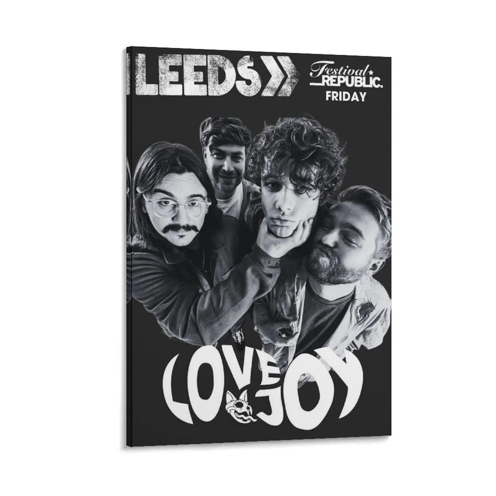 Lovejoy Leeds Festival 2024 Classic Artistic Band Poster - Sunset-Themed Canvas Print Wall Decor Inspo, Wall Display for Bedroom, Office - Home Decor Supply