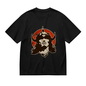 Viking Warrior Retro T-Shirt, Distressed Norse Helmet Cotton Tee, Vintage Red Sun Casual Top for Men Women