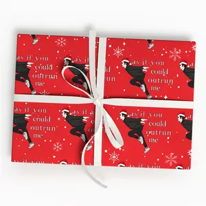 Twilight Wrapping Paper, Funny Y2K Meme Gift Wrap, Edward Bella Design Wrapping, Xmas Gift Wrap Papers