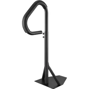 VEVOR Tub Handrail, 360 Rotatable Spa Side Handrail with 35"-57" Adjustable Height, Rust-proof Aluminum Spa Step Tub Hand Rail with Slide-Under Mount Base for Indoor & Outdoor, 600LBS Capacity