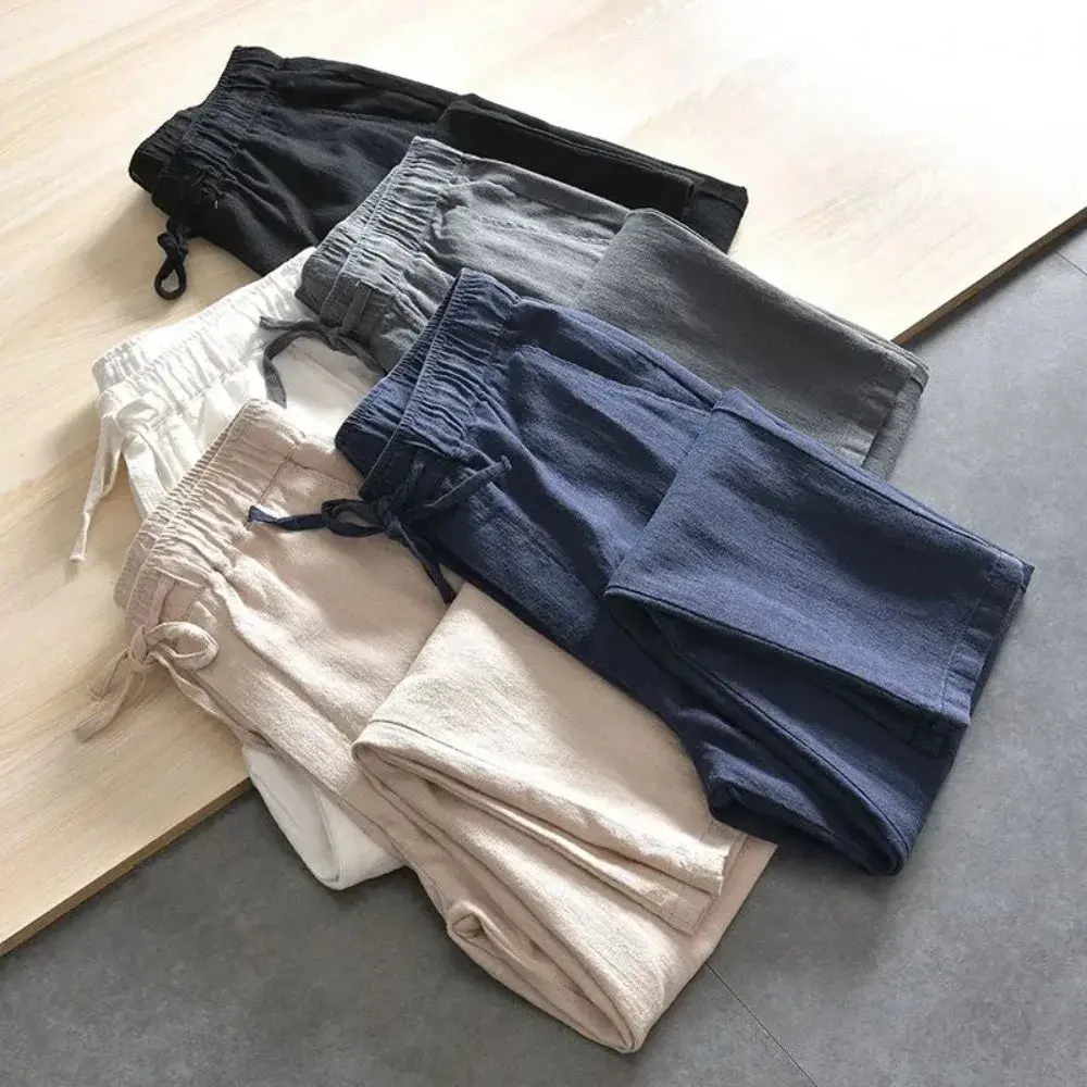 Cotton Linen Summer Pants