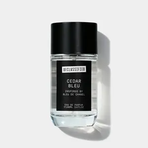 Declassified Cedar Bleu Eau de Parfum 100ml | Fresh Woody Perfume for Men | Lemon, Cedarwood, Ginger, Vetiver & Sandalwood | Long-Lasting Vegan & Cruelty-Free