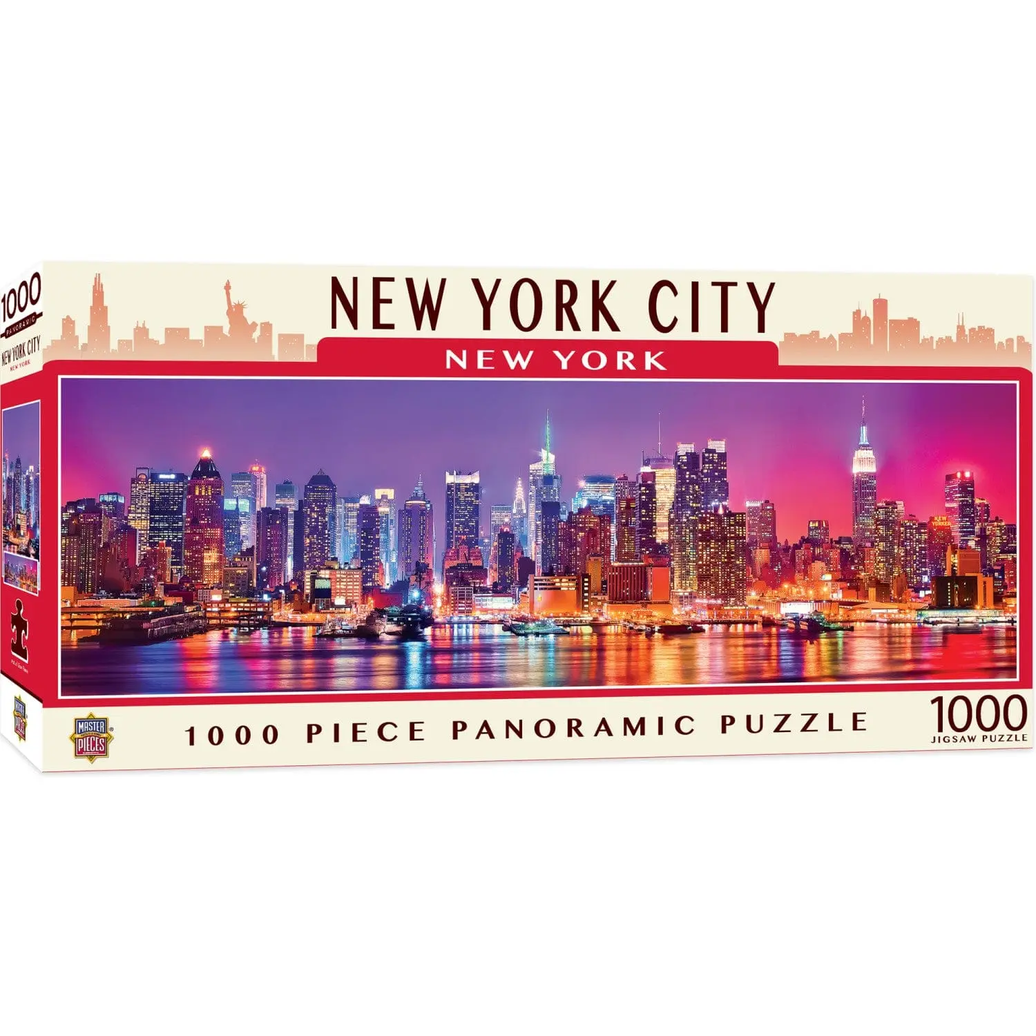 New York City, New York 1000 Piece Panoramic Jigsaw Puzzle New York City, New York 1000 Piece Panoramic Jigsaw Puzzle