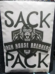 Sack Pack - Repacks by Sack House Breakers featuring Bold Black and White Design with Aggressive Gorilla Graphic