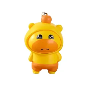 Cute Face-Changing Cartoon Keychain, Bag Decoration, Creative Ornament, Stress-Relief Toy, Creative Gift.
