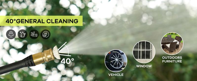 Pressure Washer, 2300 PSI 2.5 GPM High-Power with 4 Nozzles & Foam Cannon for Car, Home Cleaning & Garden Watering Perfect Gift