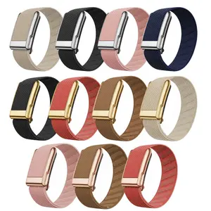In Stock Knitted Sports Wristband Strap Compatible with Whoop 5.0, 1+, Peak, MG ECG Watches (Strap Only, Available in Multiple Frame Options Including Rose Gold)