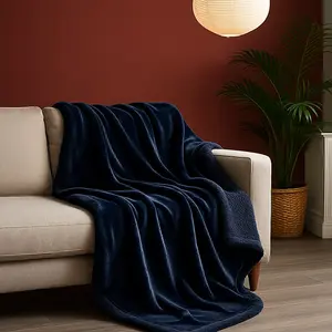 DuraLuxe Reversible Intimacy Blanket - 100% Waterproof & Soft - Machine Washable - Protects Bed & Mattress - Stylish Discreet Design