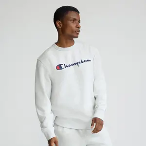 Champion Powerblend Crewneck Sweatshirt, Classic Script Logo