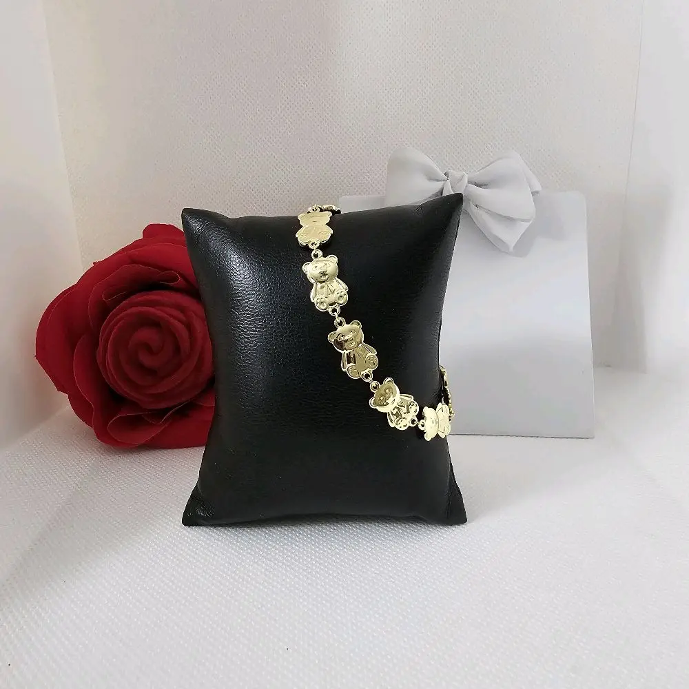 valdiviajewery #2212 14k Gold Plated Bear Bracelet High Quality