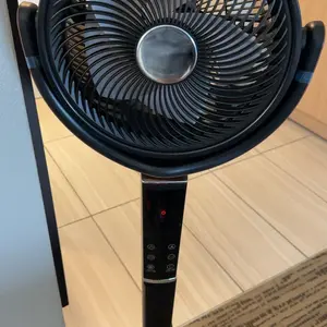 Bedroom Pedestal Fan, Quiet 20dB DC Air Circulator, 15 Speeds 5 Modes, 120° Oscillation, 12H Timer, 1050CFM Airflow, 37-45" Adjustable Height, LED Light, Standing Fan with Remote