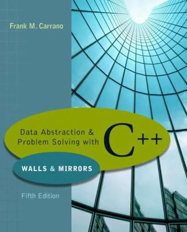 USED-Data Abstraction & Problem Solving With C++: Walls & Mirrors by Frank M. Carrano (Paperback)