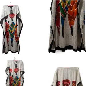 Kaftan feminine summer dresses, waist beads & bracelets.