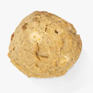 White Chocolate Chip Macadamia Nut Cookie (zero sugar, low-carb, gluten-free, organic) Snack Baked