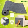 PinePaw Cat Scratch Mat - Cuttable Wall-Mounted Scratching Pad, Modern Multi-Size Plain Neutral Colors, Fabric & Leather Sofa Protection, Wear-Resistant Pet Supply for Marble/Glass/Ceramic Tile Walls, 8 Strong Adhesives & 10 Nails, Flexible DIY Cutting