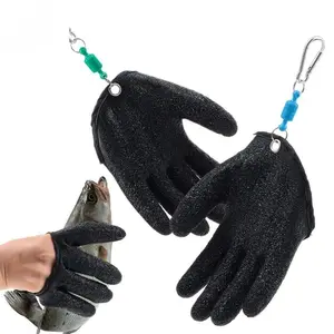 1pcs Fishing Gloves Anti-Scratch Waterproof Durable Sea Fishing Lure Equipment, Catching Fish Anti-Cut Non-Slip Gloves
