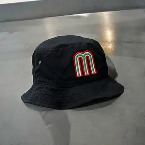 Mexico cotton fitted solid bucket hat