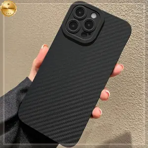 Carbon Fiber Pattern Phone Case, Full Body Shockproof Phone Protective Cover, Phone Accessories Compatible with iPhone