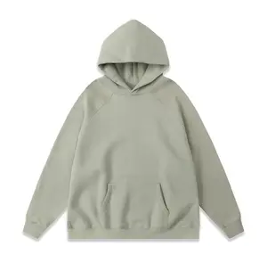 Newfashion 2022-94 Seafoam Color Oversize Pullover Hoodie Women Men Unisex Heavyweight Streetwear Sweatshirts Long Sleeve Casual Tops French Terry, Vintage Fit