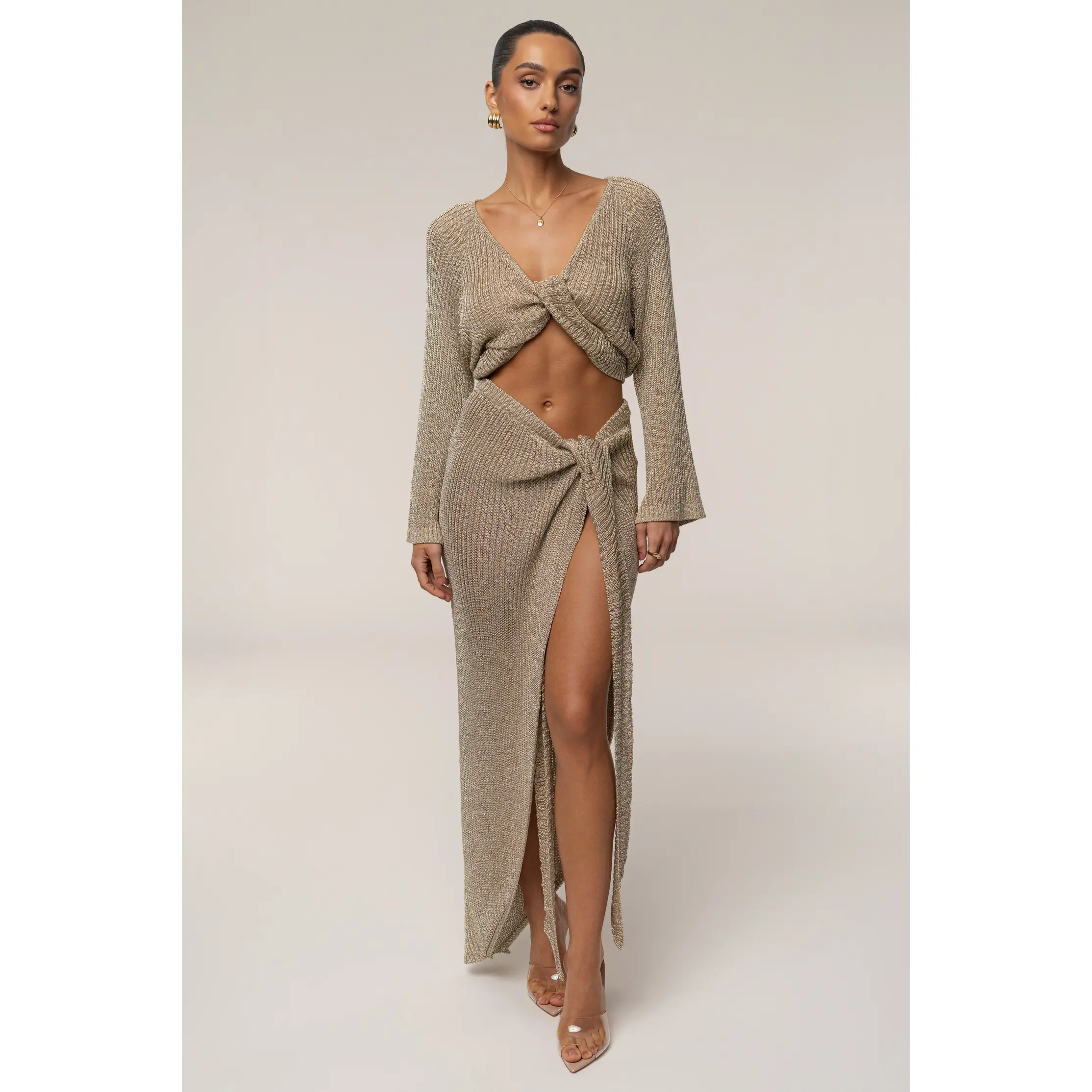 Gold Sunlit Metallic Sarong