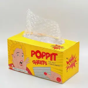 Decompression Bubble Wrap Tissue Paper & Toilet Paper Set, Stress Relief Relaxing Gift Idea, Perfect for Home Office Use