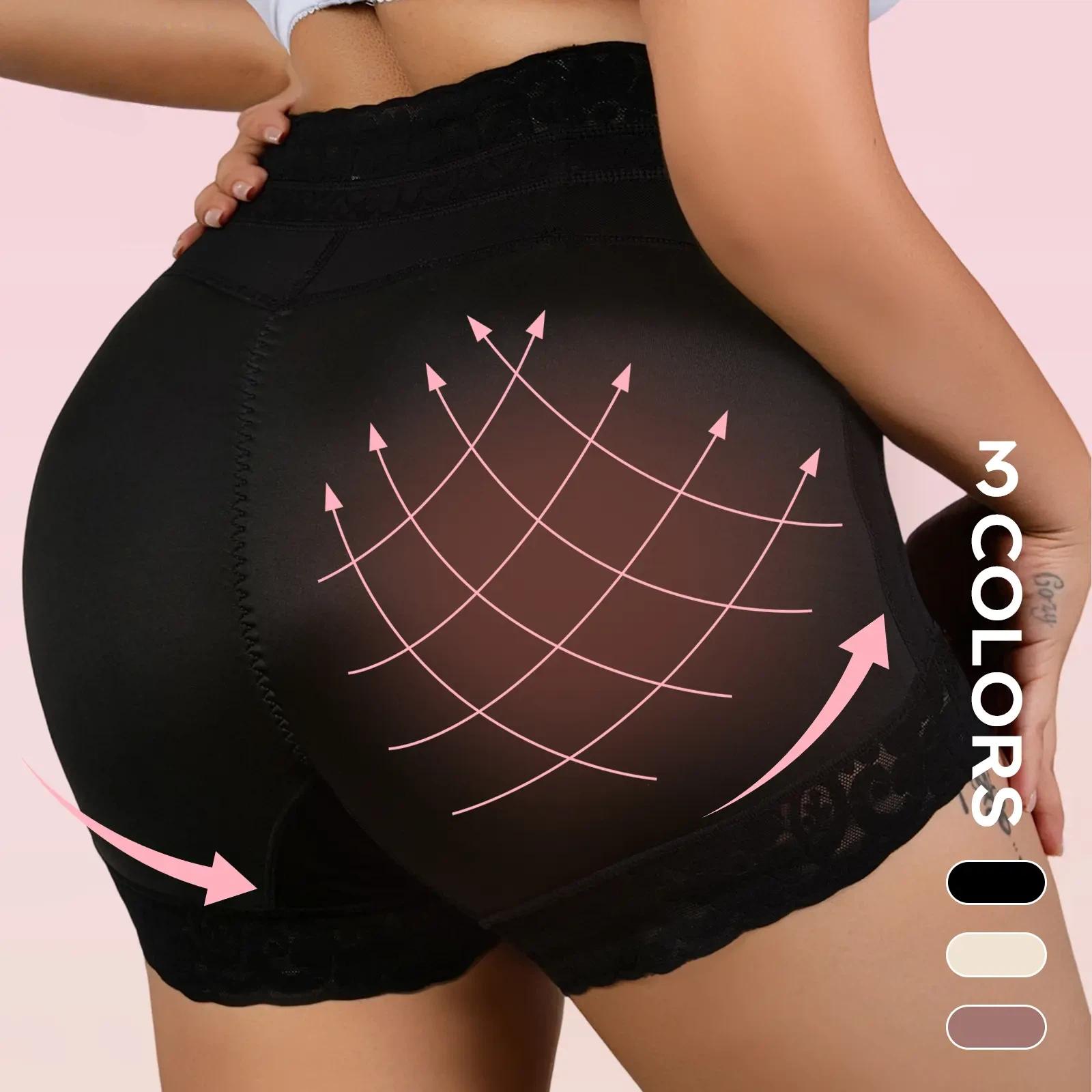 Butt Lifting Panties, Tummy Control Shapewear for Women Compression Underwear Short Lace Butt Lifter Shapewear