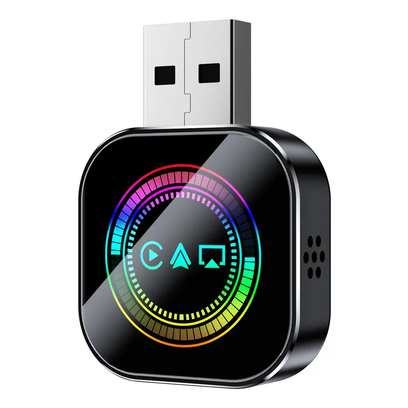 Yurnlv - 2026 new 3 in 1 AirPlay Upgrade, with wired to wireless CarPlay adapter, screen mirror only for TikTok/YouTube, car must have factory-installed wired CarPlay