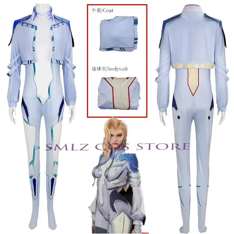 Rivals Dagger Cosplay Anime Costume Women Coat Jumpsuit Disguise Outfits Halloween Carnival Role Play Dagger Clothing Suit
