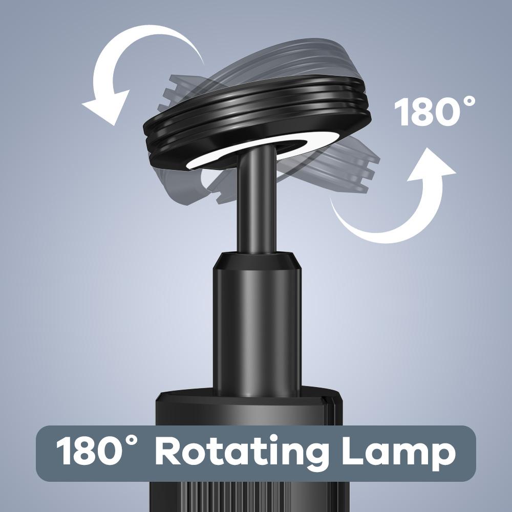 BIAT Camping Light 1PCS, Camping Lantern Rechargeable, Led Work Light with Stand Battery Powered 10800mah, Portable Camping Lamp and Flashlight, Camping Lights for Hiking, Camping, Fishing