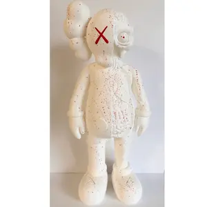 Bloody Vinyl Companion Statue, 2-ft Tall Display Art, Home Decor Room Accessory red and white