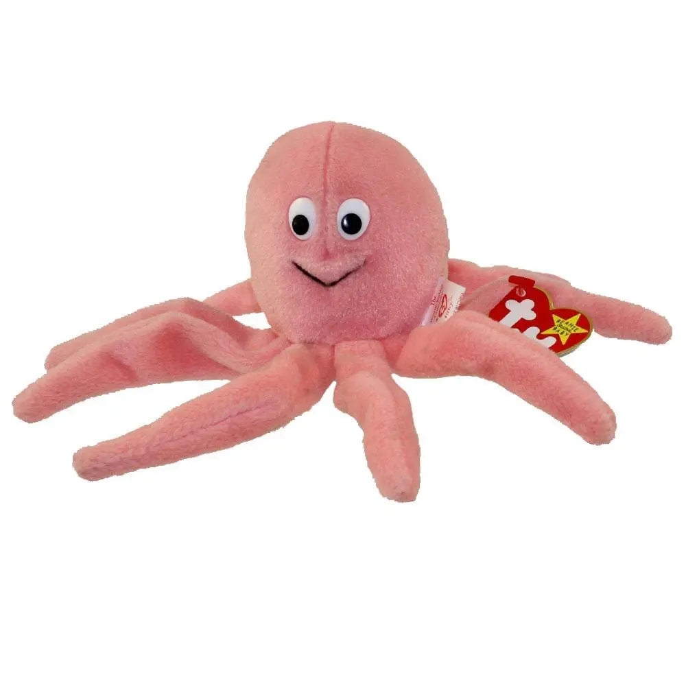 TY Beanie Baby - INKY the Octopus (6.5 inch) (1994) MWMTs