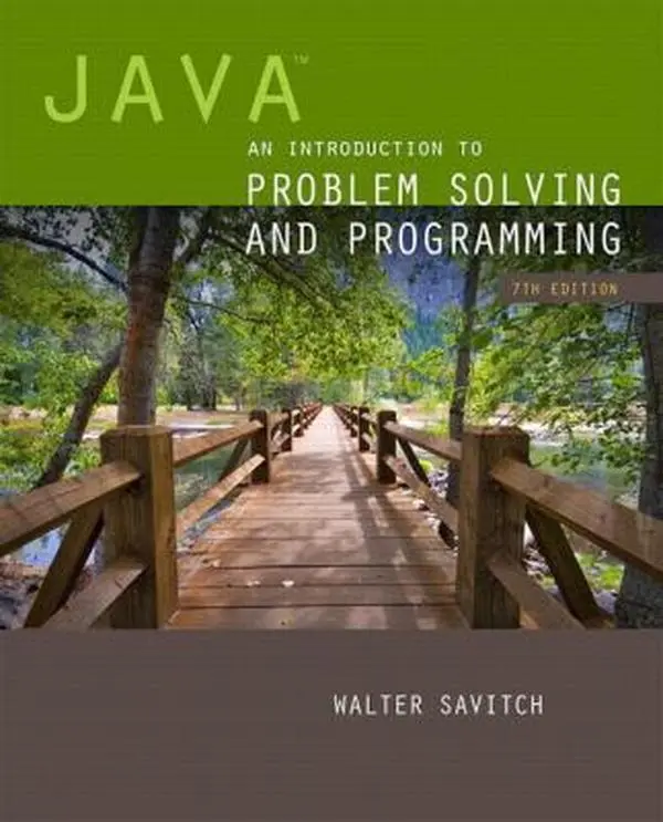 USED Book - Java: An Introduction to Problem Solving and Programming (7th Edition) by Walter Savitch (Paperback) - english