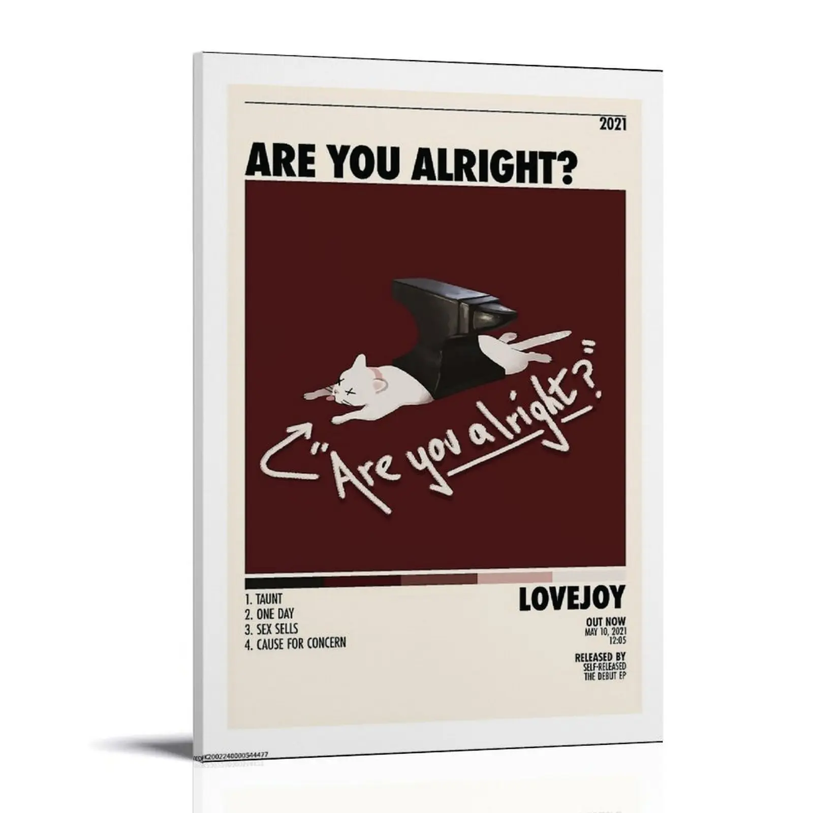 Are-You Alright Lovejoy Poster Posters Music Album Cover Posters Canvas Wall Art High-Resolution Vintage Band & Artist Prints for Room