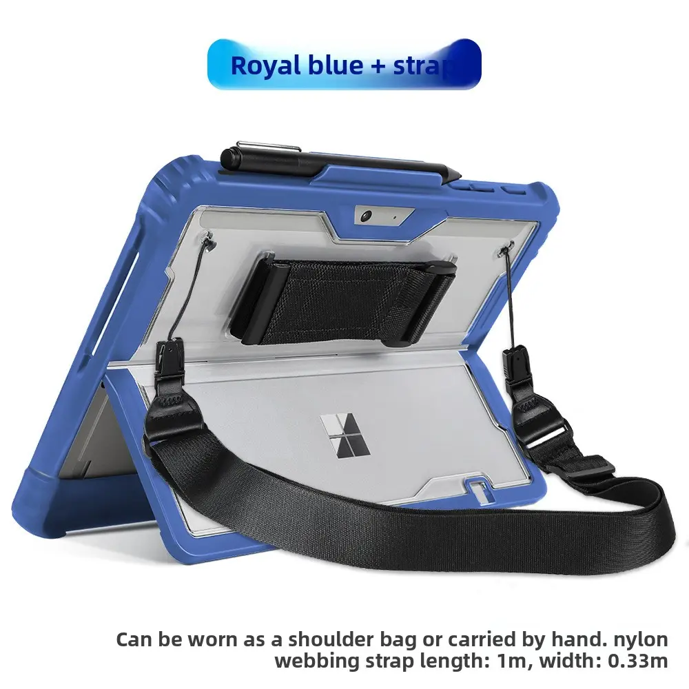 Surface Pro 9/10/11 transparent bottom case with 3