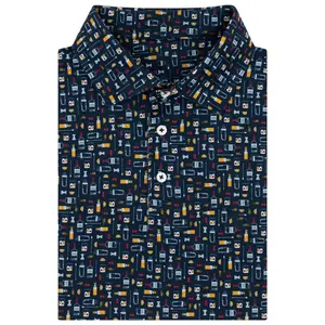 The Old Fashioned Golf Polo – Men’s Short Sleeve Performance Top, Laid-Back Vibe, Always in Style, Go-To Outfit, No Thinking