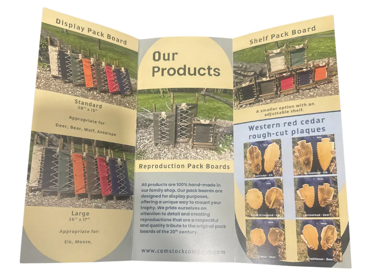 Trifold flyers