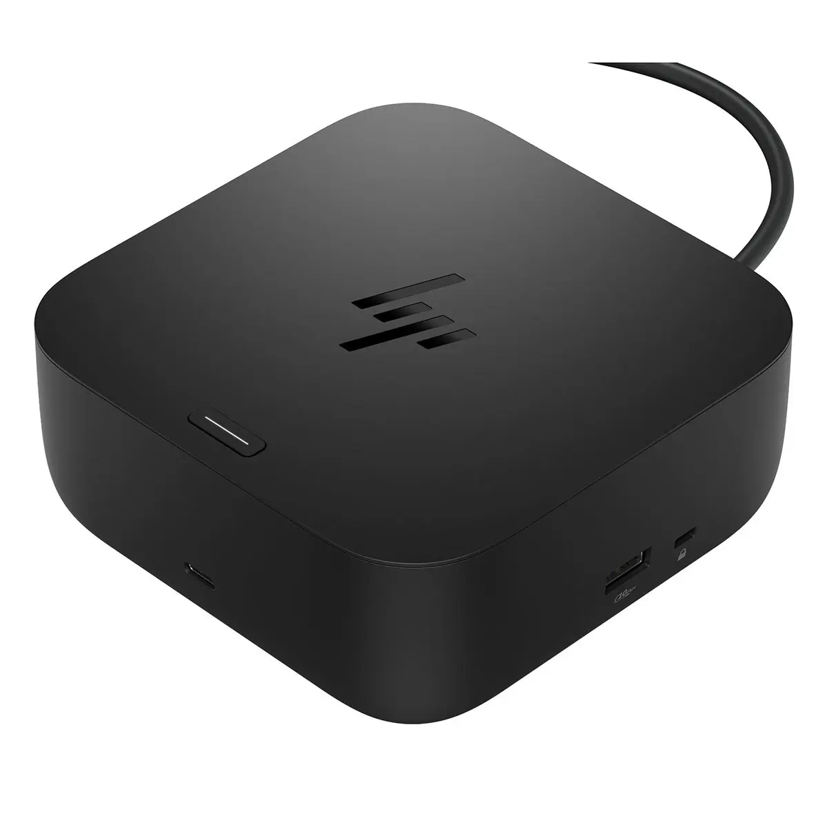HP G6 Model Multi-Port USB-C Dock - 100W Power Delivery, 9-Port, Compact Form, Jet Black, Compatible with USB-C Devices