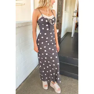 Polka Dot Maxi Dress
