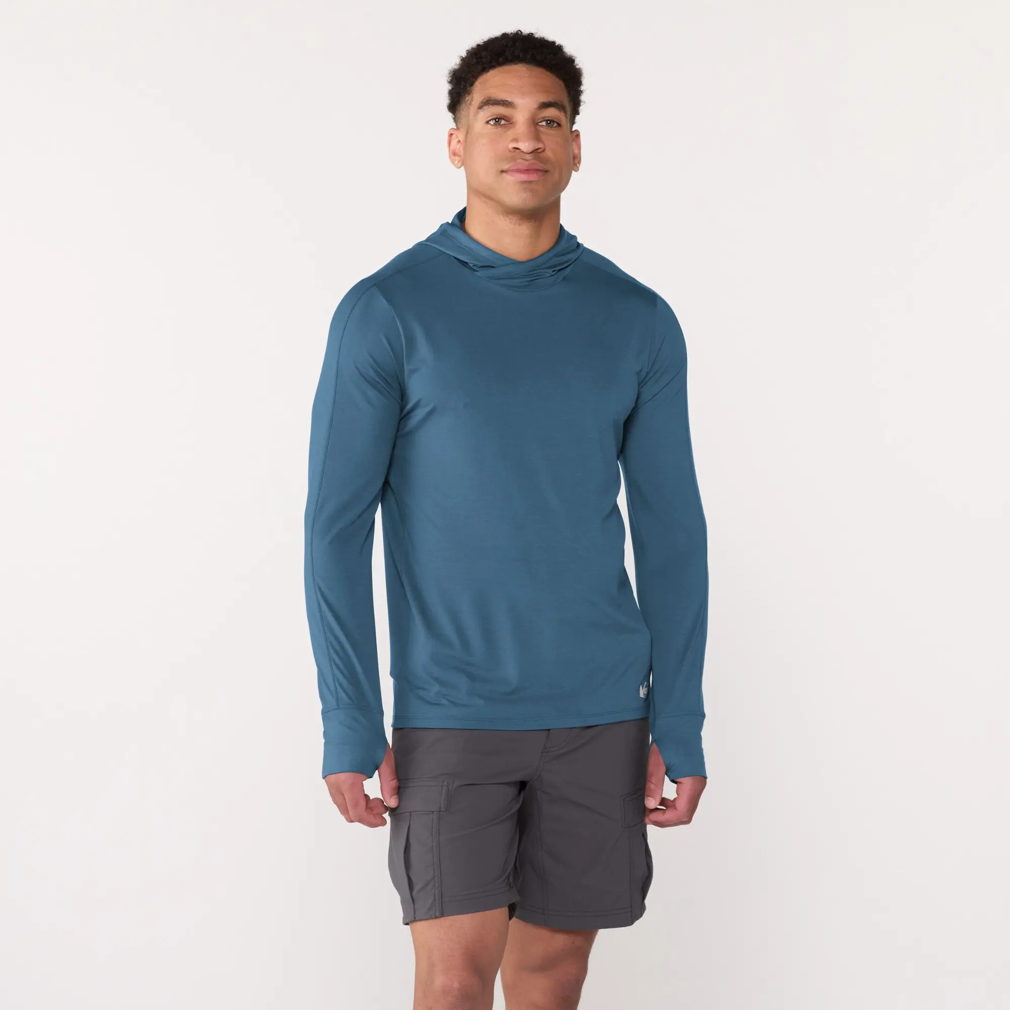 REI Co-op Men's Sahara Shade Hoodie - Long Sleeve Blue Outdoor
