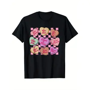 Viral Book Lover Graphic Tee for Women | Cute Heart & Books Design,  Loose Fit Shirt | Perfect Valentine's Gift for Readers, Bibliophiles & Casual Comfort Black Crewneck