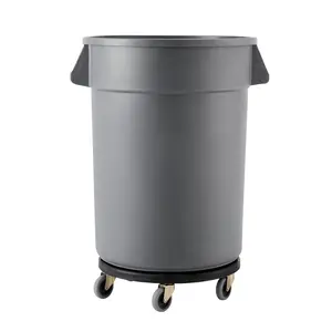 VEVOR Round Trash Can Dolly Fit 20, 32, 44, 55 Gal Garbage Container 500lbs Heavy Duty