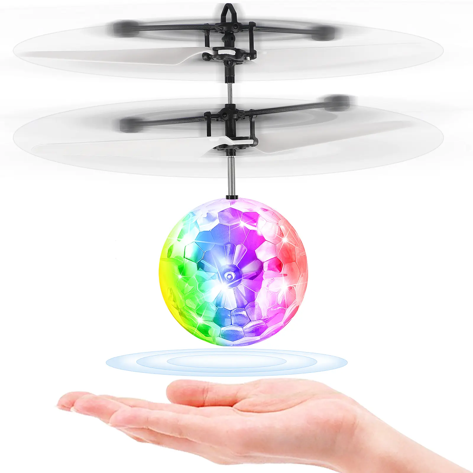 Party Game-Multiplayer-Flight Ball Toy-Gift for Family-Rechargeable Luminous Ball Drone Infrared Induction Helicopter with Remote Control