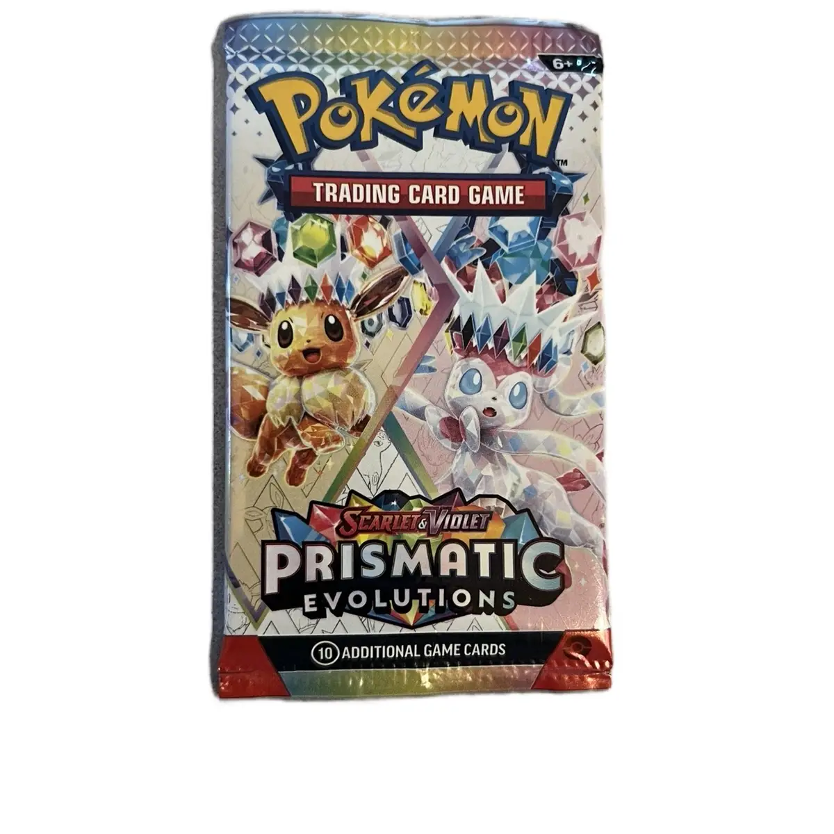 Pokémon TCG: Scarlet & Violet Prismatic Evolutions Booster Pack RIPPED LIVE